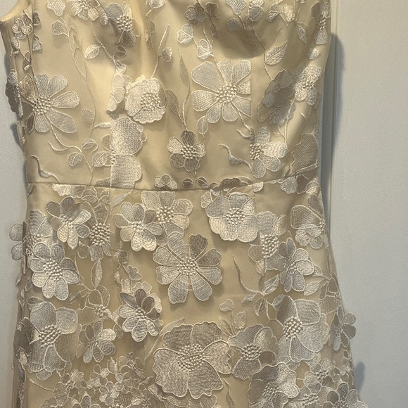 Dress The Population Maddie Lace One Shoulder Mini Dress - NWT- Size Small - Picture 4 of 8